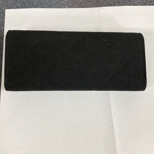 Elegant Black Quilted Eye Glass Case